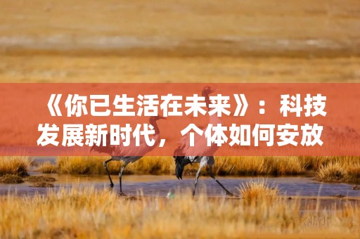 《你已生活在未来》：科技发展新时代，个体如何安放自己