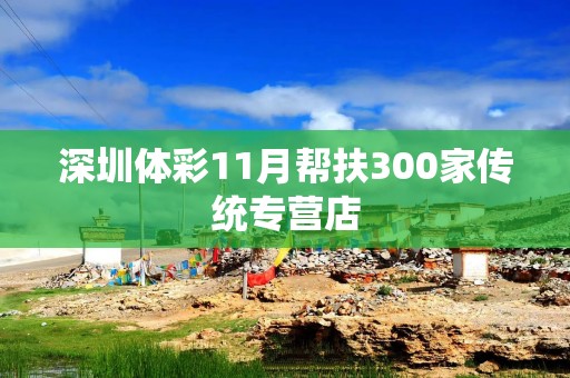 深圳体彩11月帮扶300家传统专营店