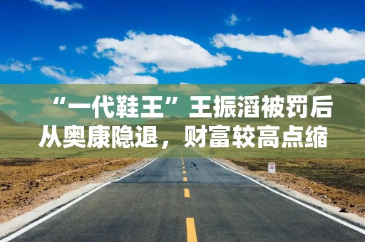 “一代鞋王”王振滔被罚后从奥康隐退，财富较高点缩水近80亿