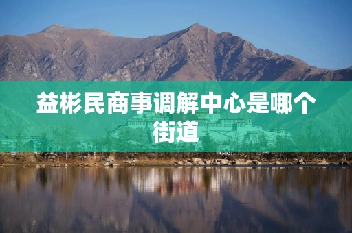 益彬民商事调解中心是哪个街道