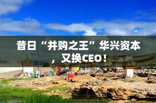 昔日“并购之王”华兴资本，又换CEO！