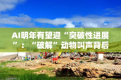 AI明年有望迎“突破性进展”：“破解”动物叫声背后的沟通结构