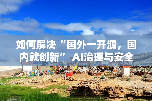 如何解决“国外一开源，国内就创新” AI治理与安全挑战？｜钛媒体AGI