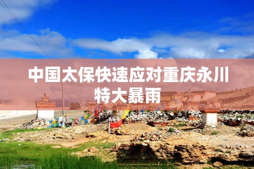 中国太保快速应对重庆永川特大暴雨