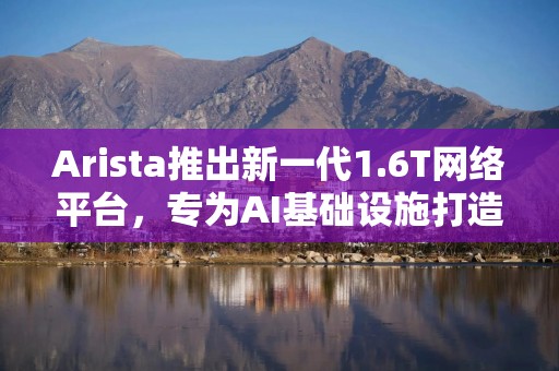Arista推出新一代1.6T网络平台，专为AI基础设施打造