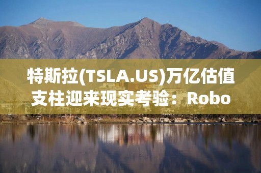 特斯拉(TSLA.US)万亿估值支柱迎来现实考验：Robotaxi德州车队规模仅42辆，不足Waymo十分之一