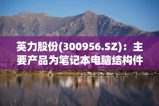 英力股份(300956.SZ)：主要产品为笔记本电脑结构件及相关精密模具，可用于联想等品牌的包括AIPC在内的各种笔记本电脑中