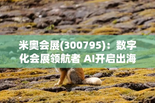 米奥会展(300795)：数字化会展领航者 AI开启出海新纪元