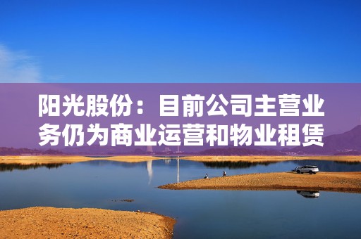 阳光股份：目前公司主营业务仍为商业运营和物业租赁业务