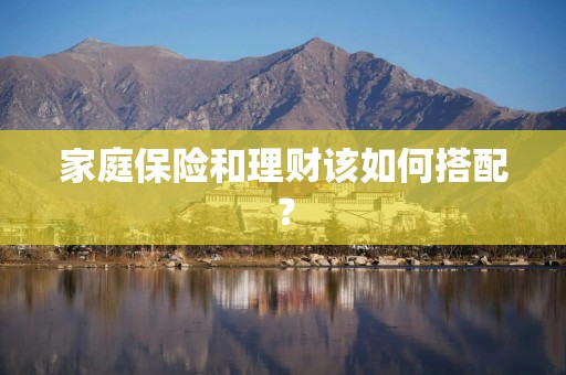 家庭保险和理财该如何搭配？