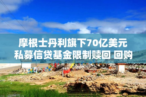 摩根士丹利旗下70亿美元私募信贷基金限制赎回 回购上限设为5%