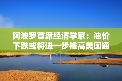 阿波罗首席经济学家：油价下跌或将进一步推高美国通胀，迫使美联储很快加息