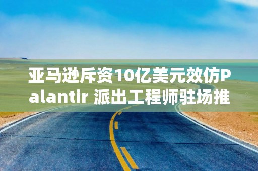 亚马逊斥资10亿美元效仿Palantir 派出工程师驻场推广AI