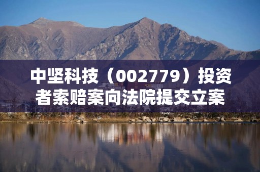 中坚科技（002779）投资者索赔案向法院提交立案