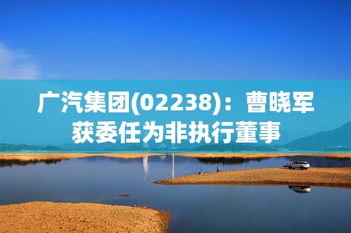 广汽集团(02238)：曹晓军获委任为非执行董事