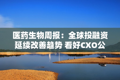 医药生物周报：全球投融资延续改善趋势 看好CXO公司订单、业绩持续性