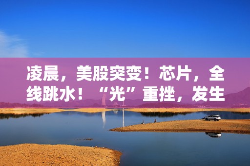 凌晨，美股突变！芯片，全线跳水！“光”重挫，发生了什么？