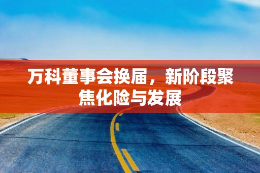 万科董事会换届，新阶段聚焦化险与发展