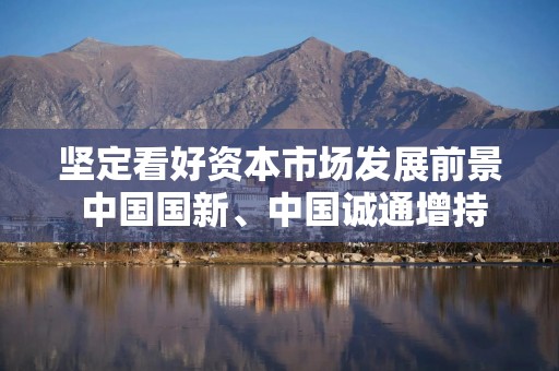 坚定看好资本市场发展前景 中国国新、中国诚通增持A股