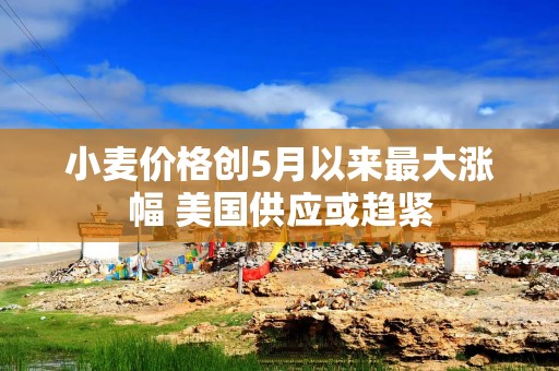 小麦价格创5月以来最大涨幅 美国供应或趋紧