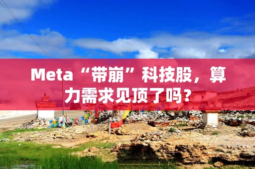 Meta“带崩”科技股，算力需求见顶了吗？