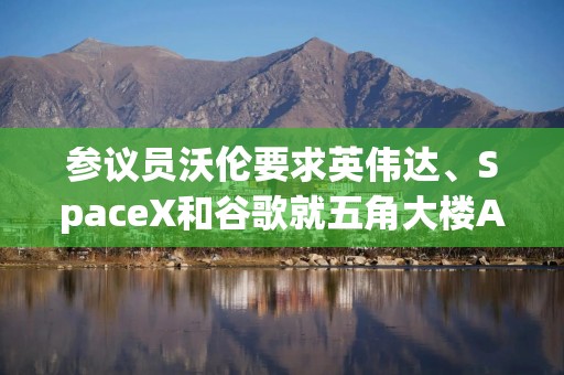 参议员沃伦要求英伟达、SpaceX和谷歌就五角大楼AI合同作出说明