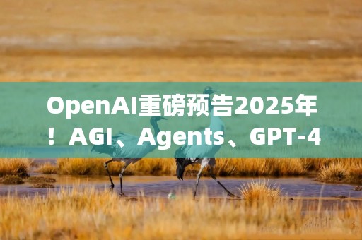 OpenAI重磅预告2025年！AGI、Agents、GPT-4o升级版、成人模式
