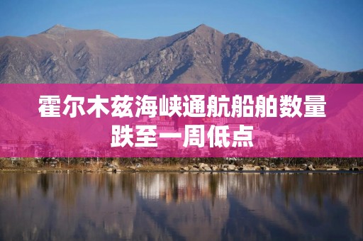 霍尔木兹海峡通航船舶数量跌至一周低点