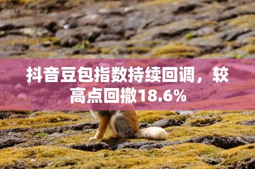 抖音豆包指数持续回调，较高点回撤18.6%