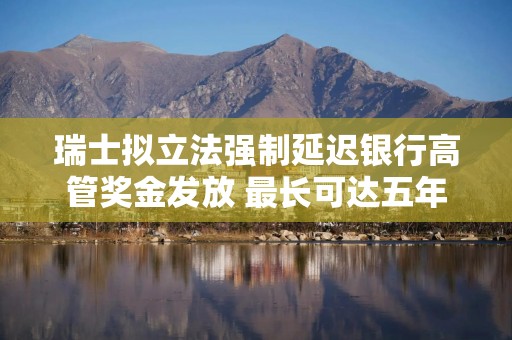 瑞士拟立法强制延迟银行高管奖金发放 最长可达五年