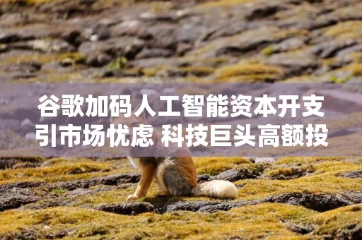 谷歌加码人工智能资本开支引市场忧虑 科技巨头高额投入产出比面临考验