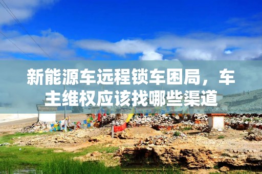 新能源车远程锁车困局，车主维权应该找哪些渠道