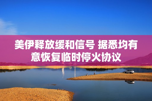 美伊释放缓和信号 据悉均有意恢复临时停火协议
