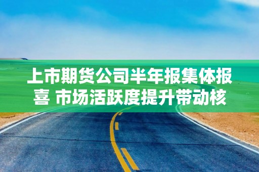 上市期货公司半年报集体报喜 市场活跃度提升带动核心业务向好