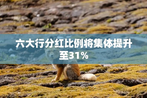 六大行分红比例将集体提升至31%