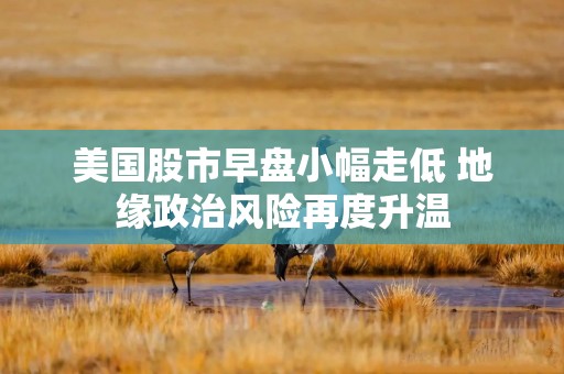 美国股市早盘小幅走低 地缘政治风险再度升温
