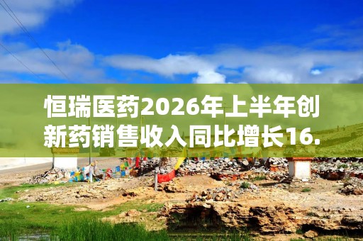 恒瑞医药2026年上半年创新药销售收入同比增长16.38%