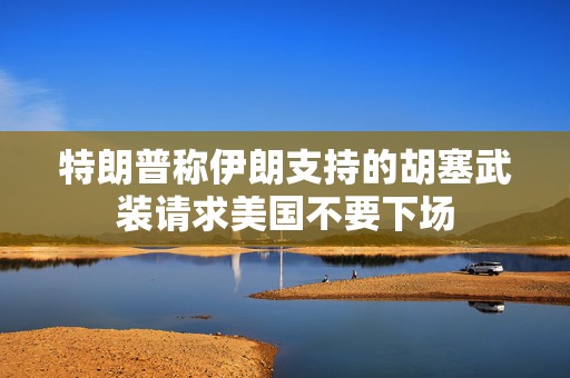 特朗普称伊朗支持的胡塞武装请求美国不要下场