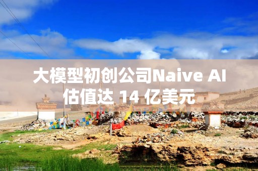 大模型初创公司Naive AI估值达 14 亿美元