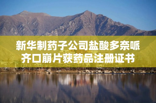 新华制药子公司盐酸多奈哌齐口崩片获药品注册证书