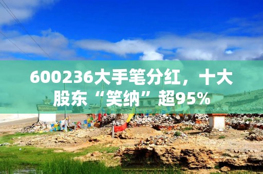 600236大手笔分红，十大股东“笑纳”超95%