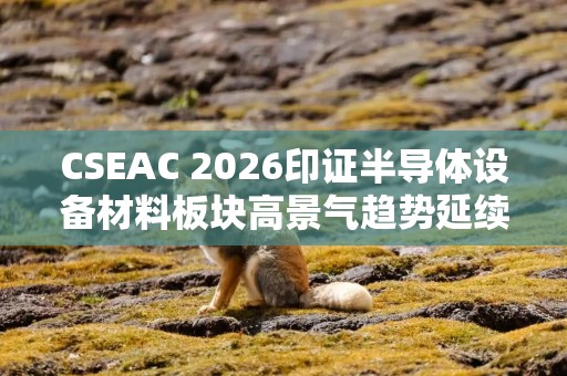 CSEAC 2026印证半导体设备材料板块高景气趋势延续！科创半导体设备ETF华泰柏瑞（588710）持续获资金加仓