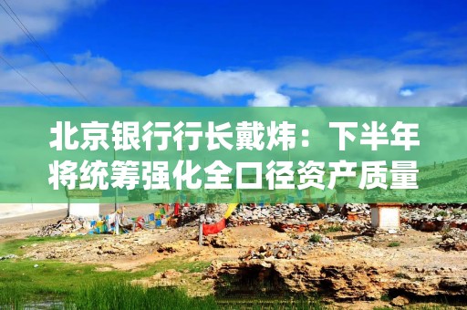 北京银行行长戴炜：下半年将统筹强化全口径资产质量管控，保障资产质量平稳向好