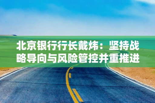 北京银行行长戴炜：坚持战略导向与风险管控并重推进业务发展 不片面追求规模高速扩张