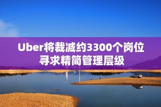 Uber将裁减约3300个岗位 寻求精简管理层级