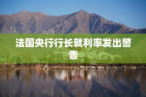 法国央行行长就利率发出警告