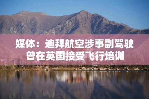 媒体：迪拜航空涉事副驾驶曾在英国接受飞行培训