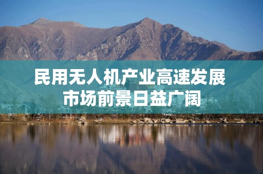 民用无人机产业高速发展 市场前景日益广阔