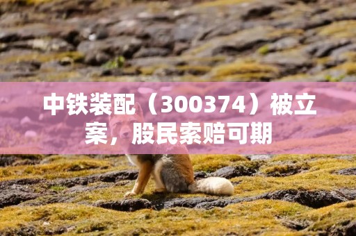 中铁装配（300374）被立案，股民索赔可期