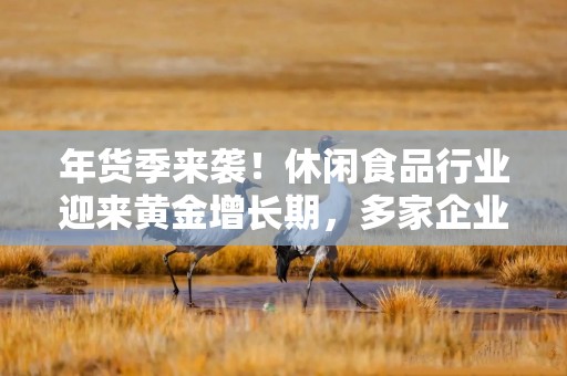 年货季来袭！休闲食品行业迎来黄金增长期，多家企业积极布局抢占市场先机